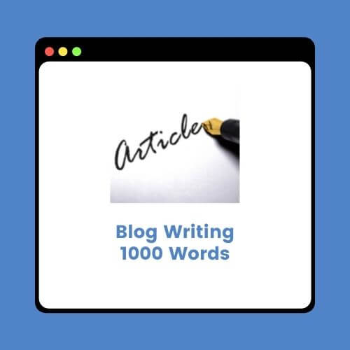 blog writing 1000 words